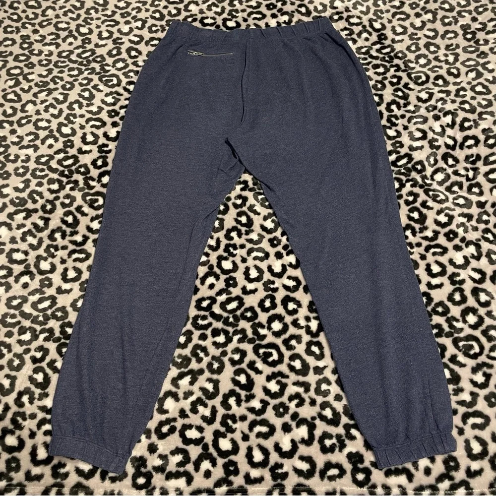 Victoria’s Secret Cotton Blend Fleece Drawstring Pants Joggers w/ Zipper Pockets